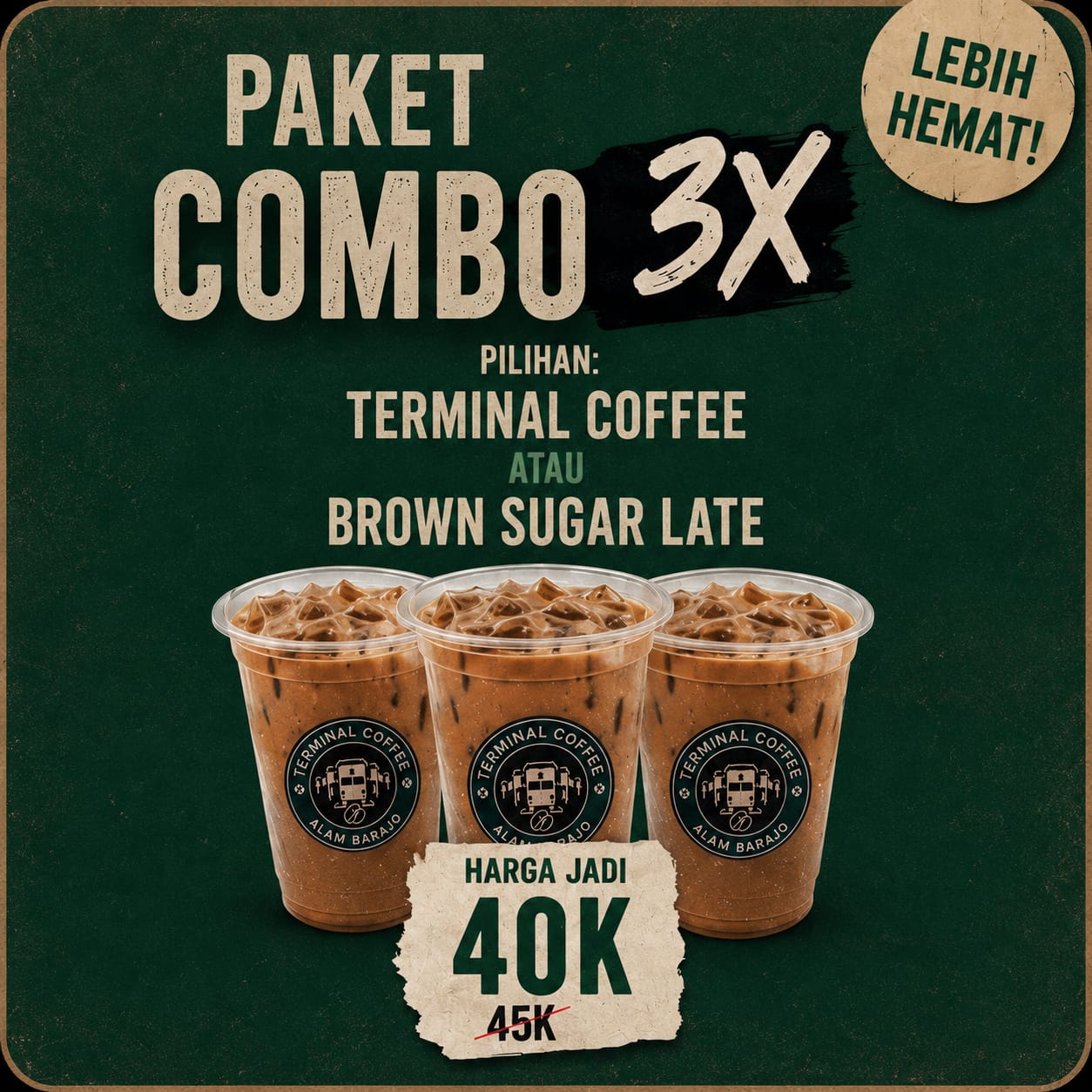 Promo best seller cafe Terminal Coffee Alam Barajo Jambi