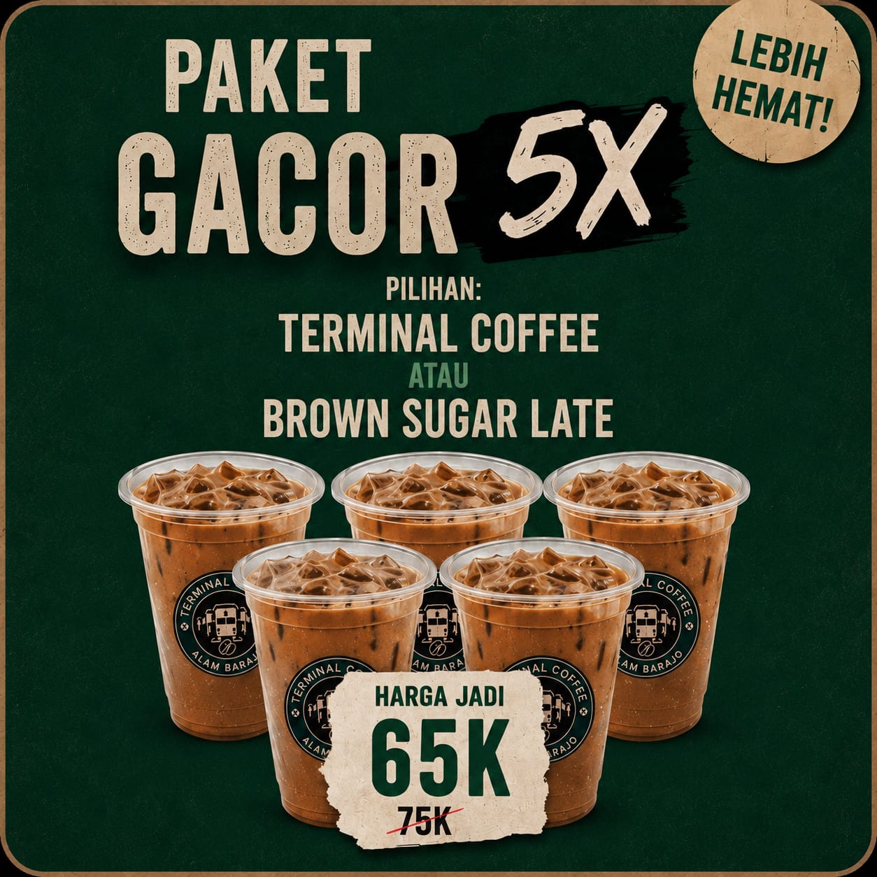 Promo terbaru cafe Terminal Coffee Alam Barajo, Simpang Rimbo Jambi